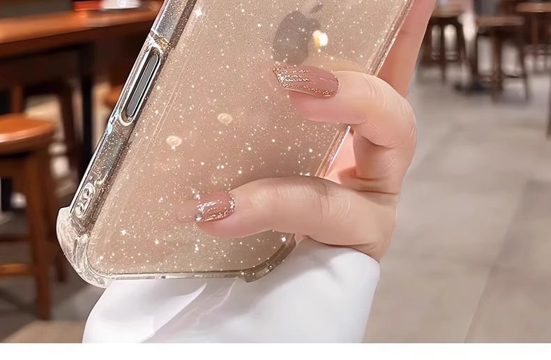 Glitter Case iPhone Transparent