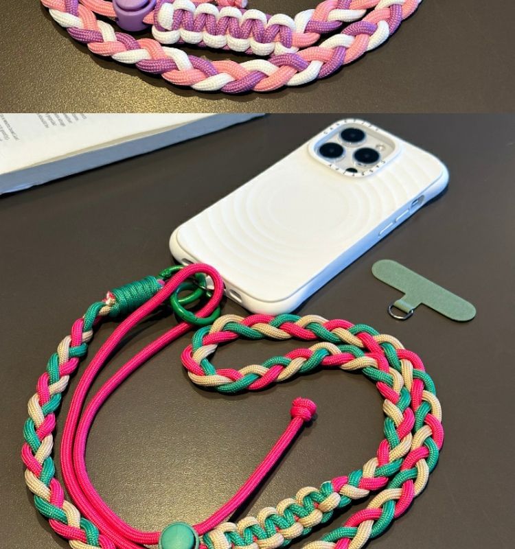 Lanyard Pad Strap Braided with Phone