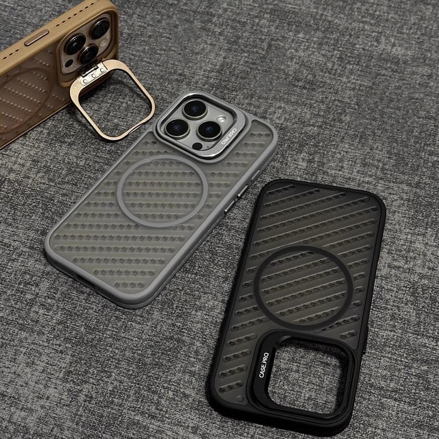 Magnetic iPhone with Perforated Case MagSafe) (Compatible