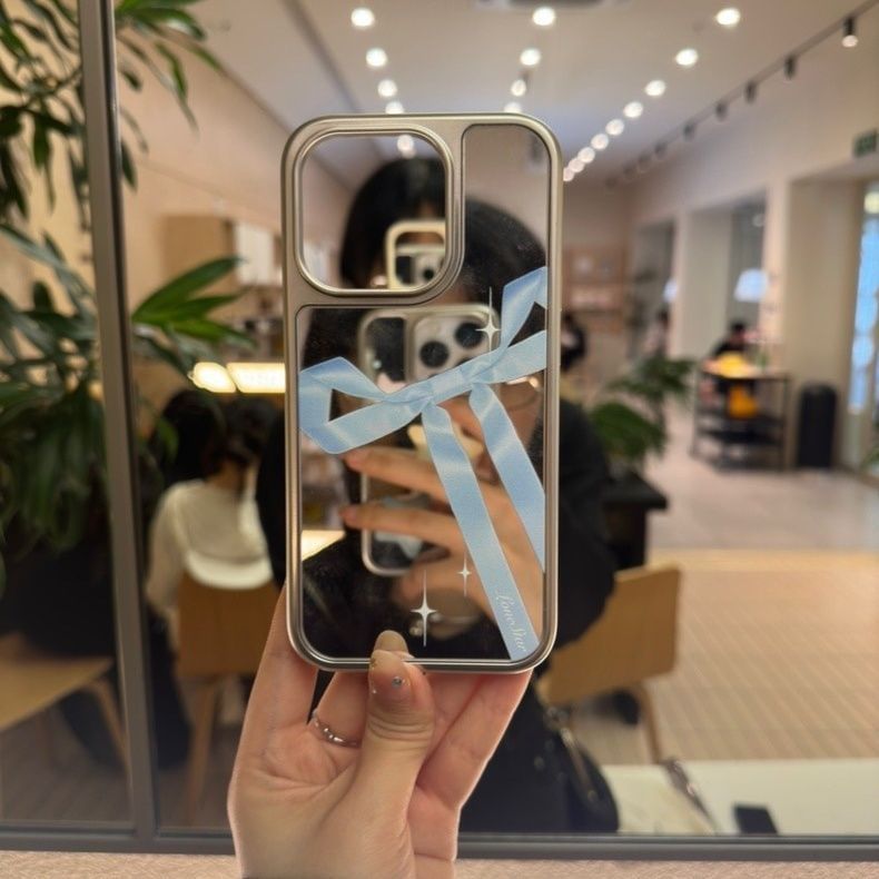 Ribbon Mirror Case Phone Print