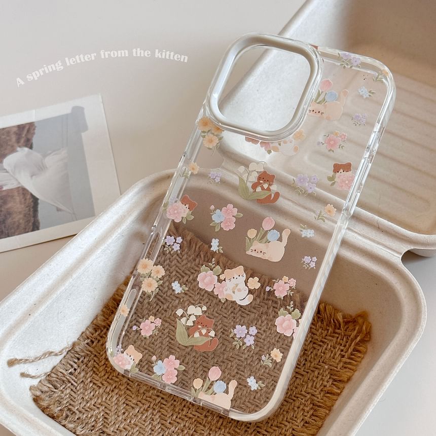 Phone Print Cat Case