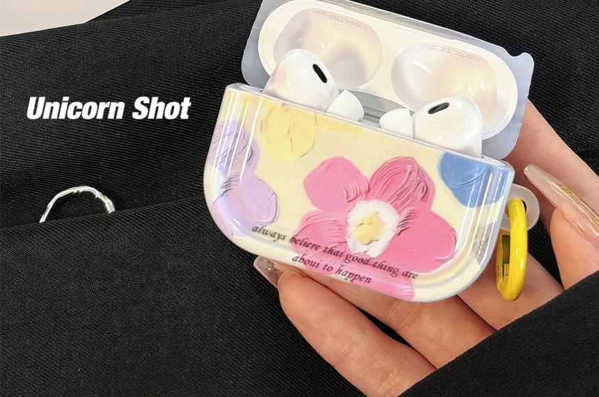 AirPods Floral Pro Print Earphone Skin Case /