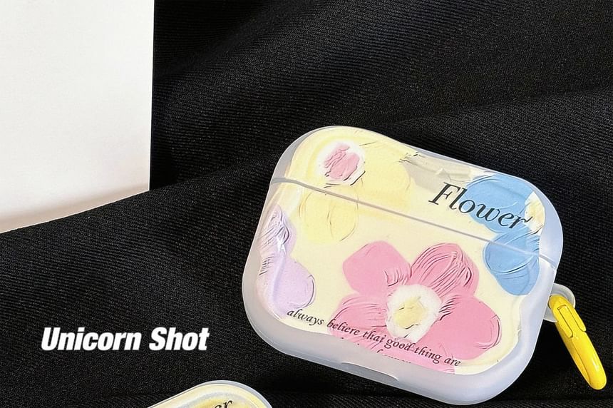 AirPods Floral Pro Print Earphone Skin Case /