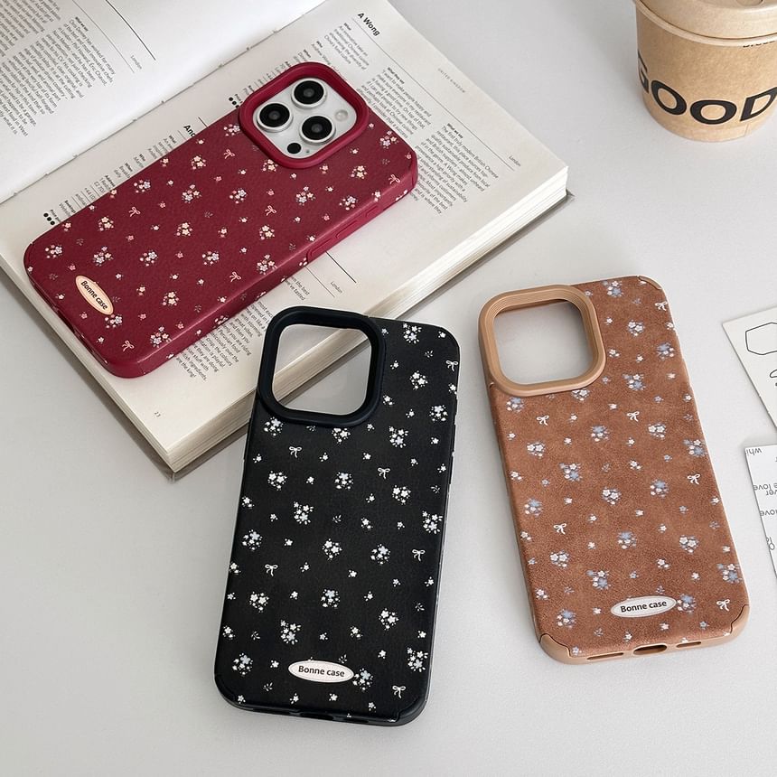 Phone Print Floral Case