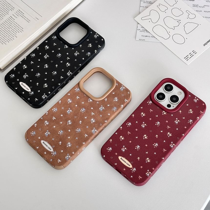Phone Print Floral Case