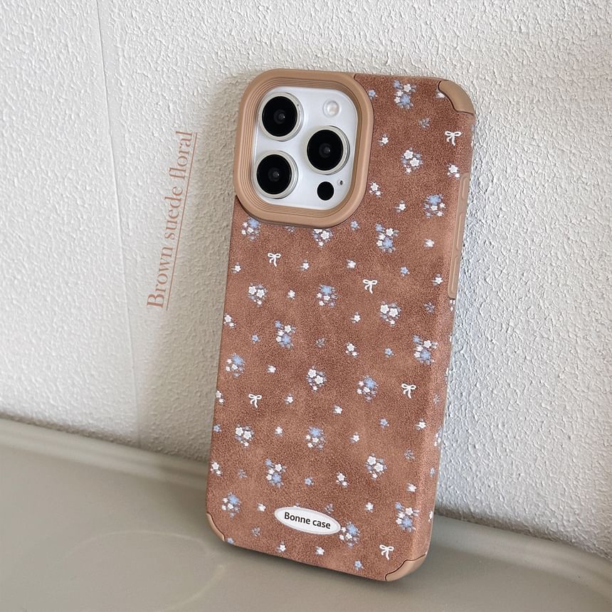 Phone Print Floral Case