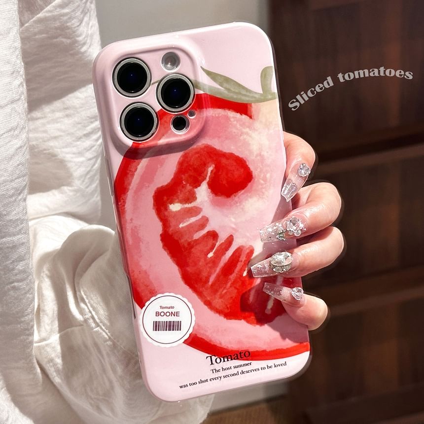 Case Phone Print Tomato