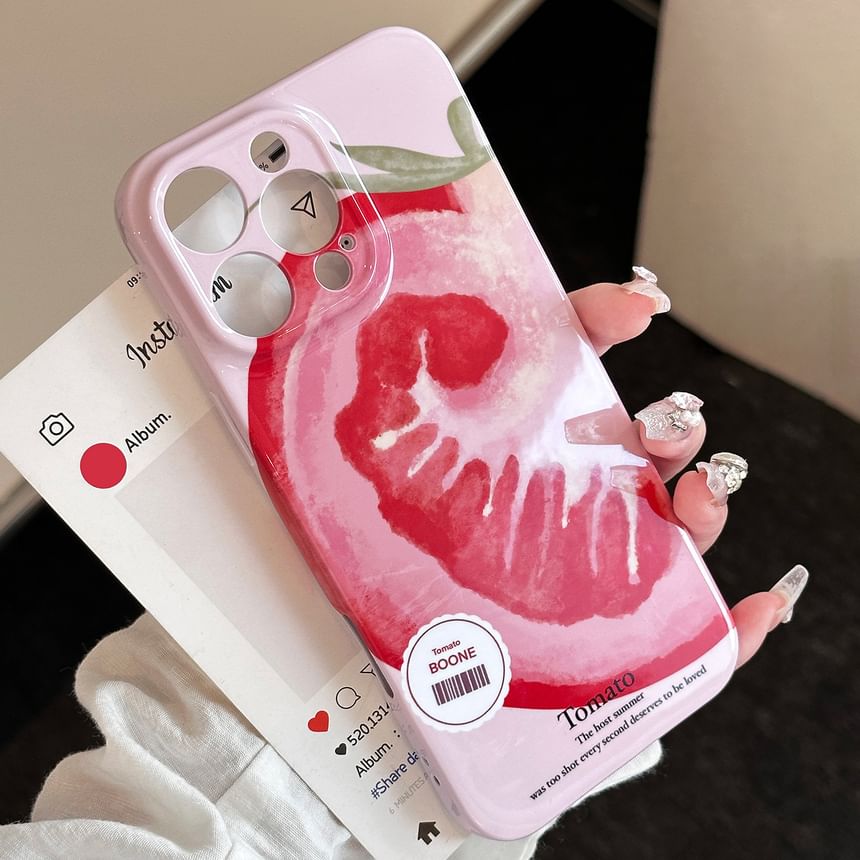 Case Phone Print Tomato