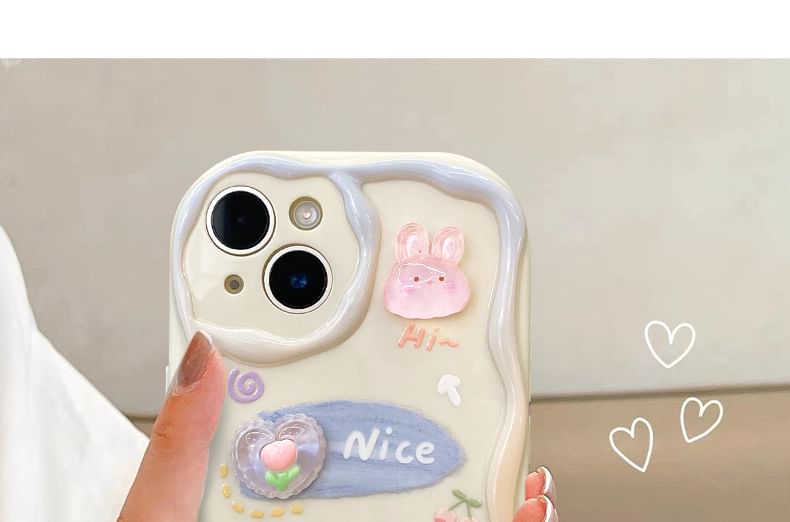 3D Set / Case Cartoon Strap Phone