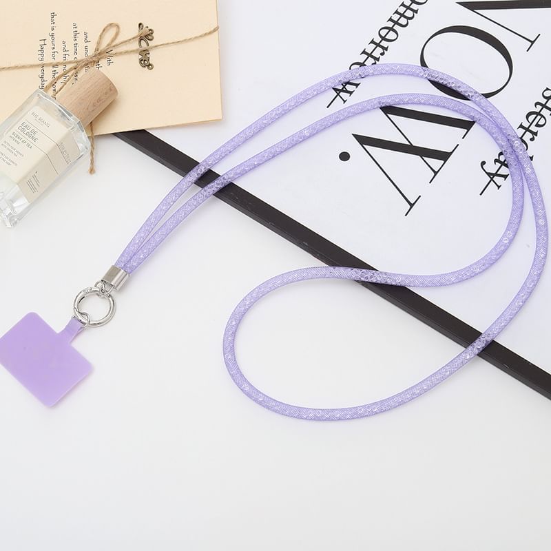 Glitter Phone Pad Lanyard with