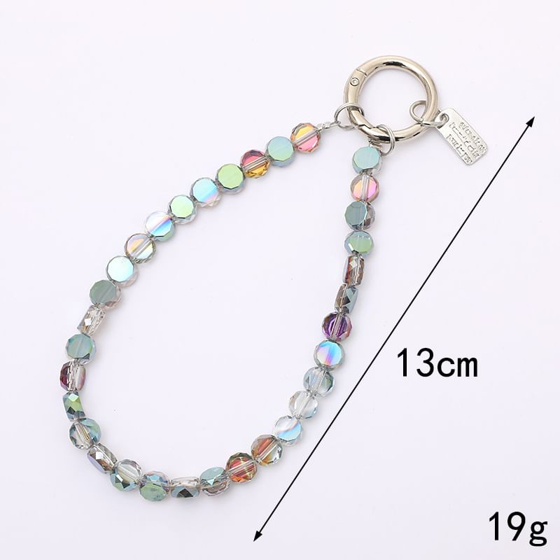 Strap Faux Bead Phone Crystal
