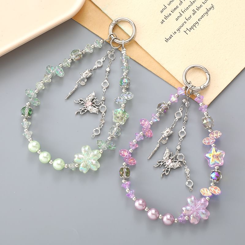 Strap Star Designs) Butterfly Crystal (Various Faux Phone