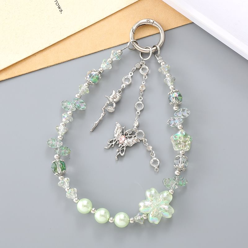 Strap Star Designs) Butterfly Crystal (Various Faux Phone