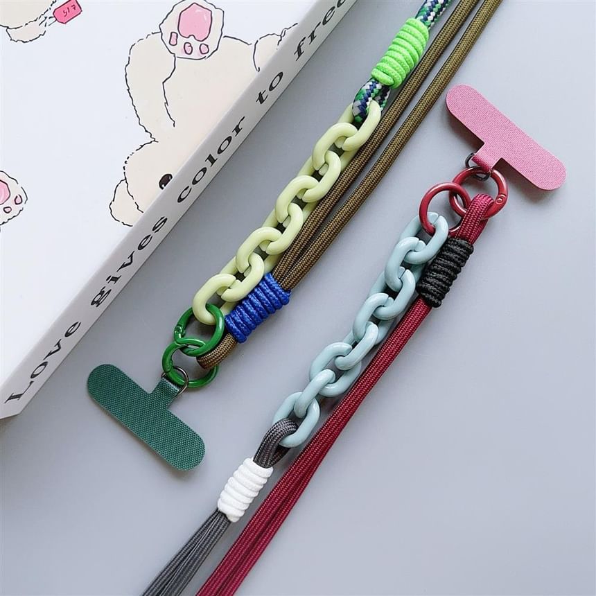 Lanyard Phone Two-Tone Pad with