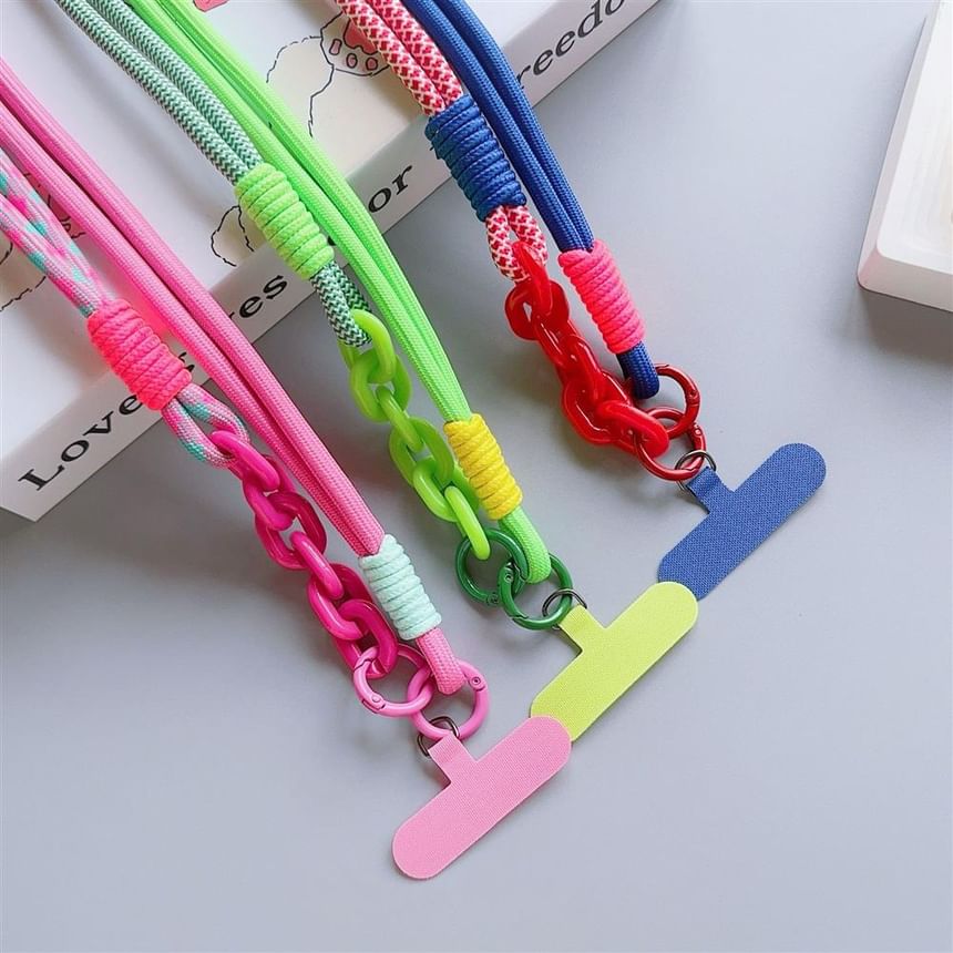 Lanyard Phone Two-Tone Pad with