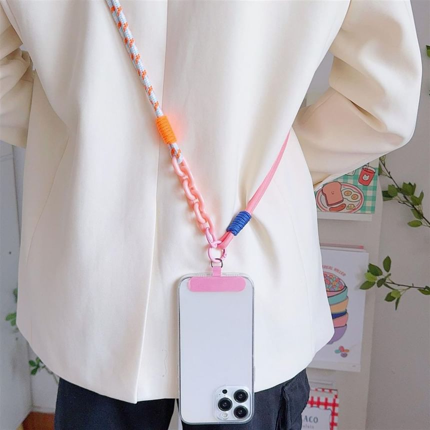 Lanyard Phone Two-Tone Pad with