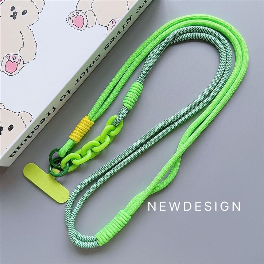 Lanyard Phone Two-Tone Pad with