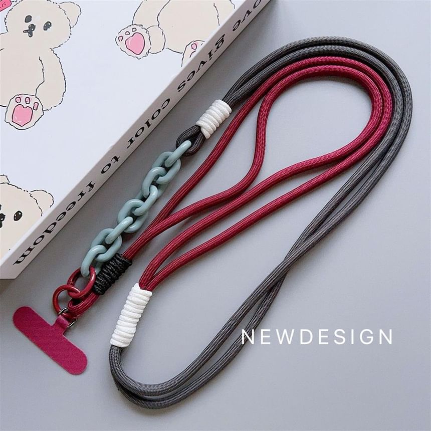 Lanyard Phone Two-Tone Pad with