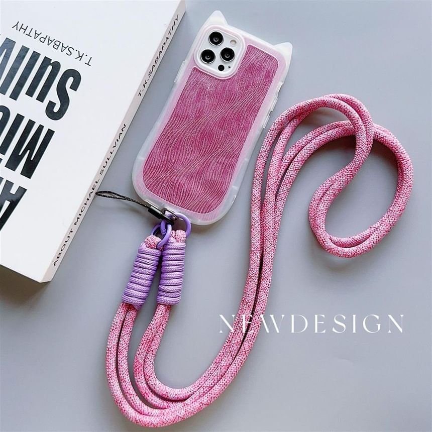 with Plain Pad Strap Phone Lanyard