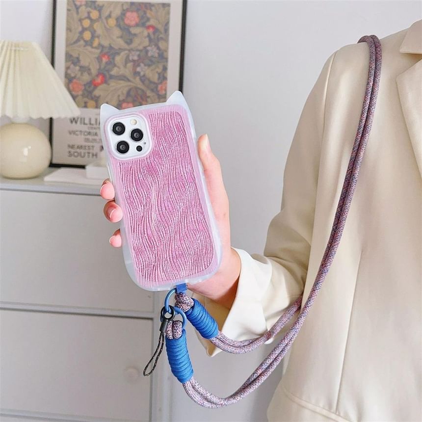 with Plain Pad Strap Phone Lanyard