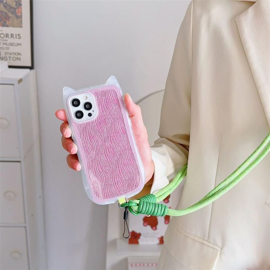 with Plain Pad Strap Phone Lanyard