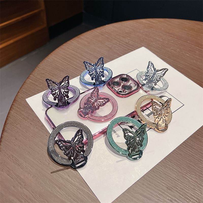 Magnetic Phone Stand Glitter Butterfly