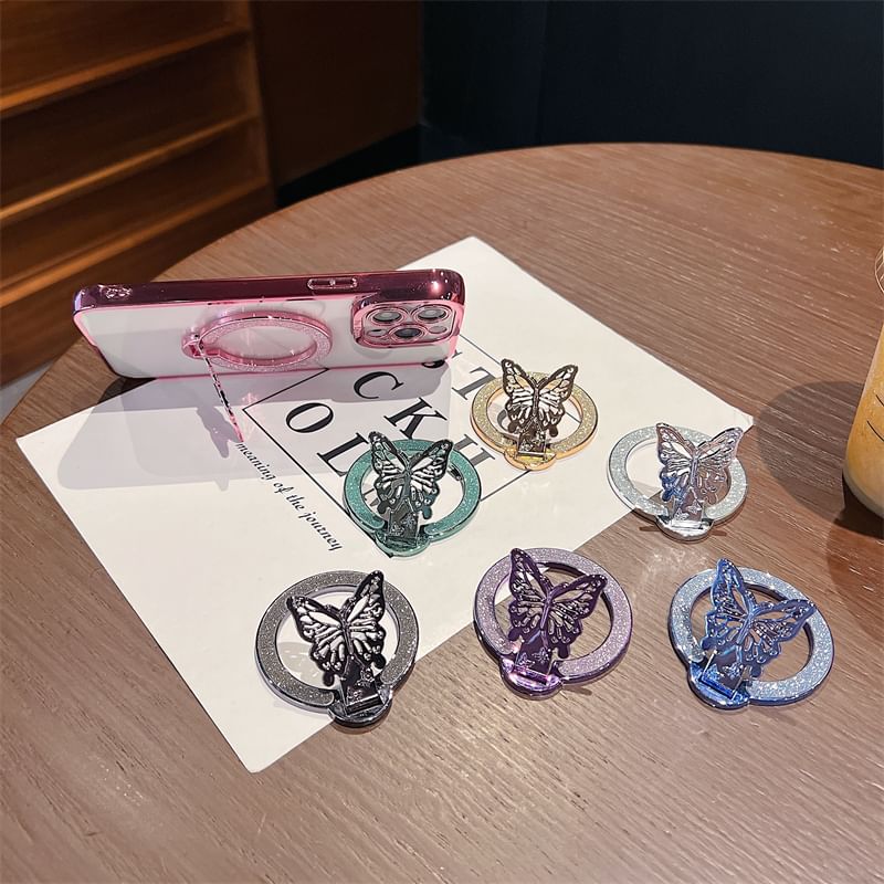 Magnetic Phone Stand Glitter Butterfly