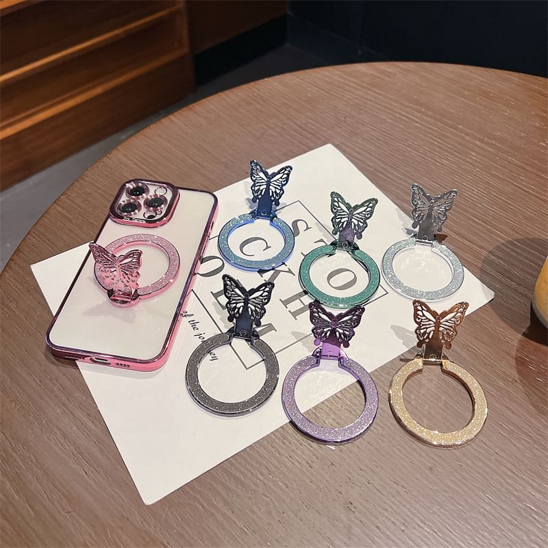 Magnetic Phone Stand Glitter Butterfly