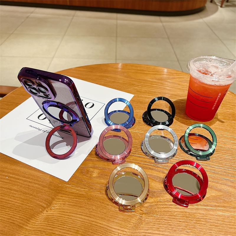 with Phone Magnetic Stand Alloy Mirror