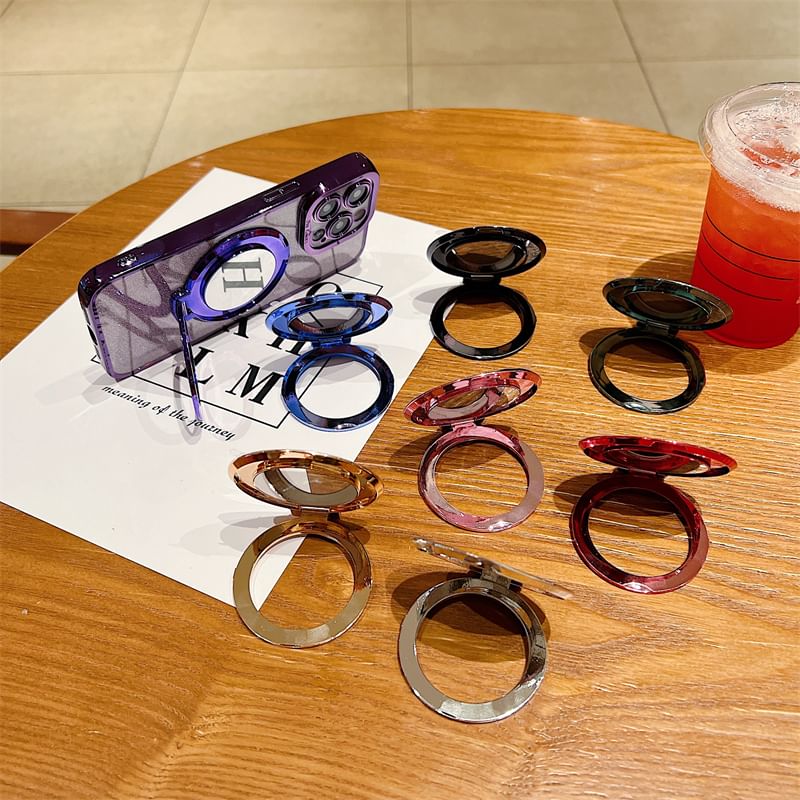 with Phone Magnetic Stand Alloy Mirror