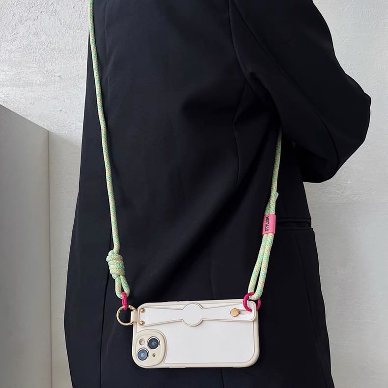Pad Phone with Lanyard and Strap