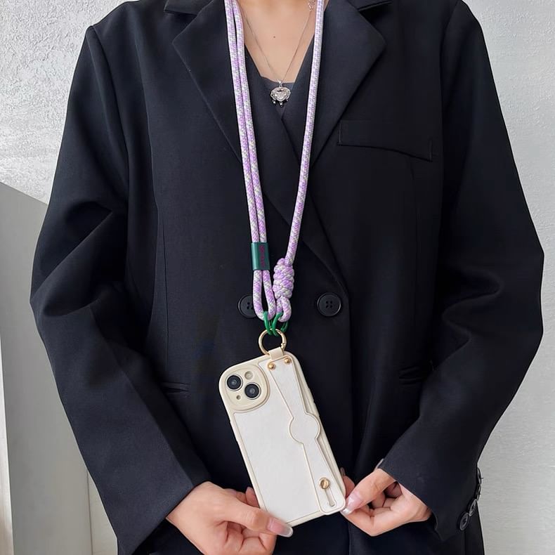 Pad Phone with Lanyard and Strap