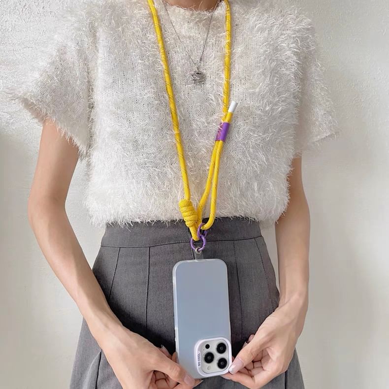 Pad Phone with Lanyard and Strap