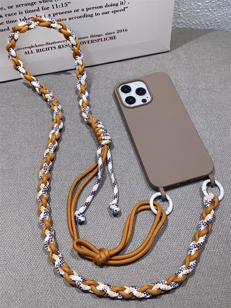 Phone Braided Lanyard Pad with Strap