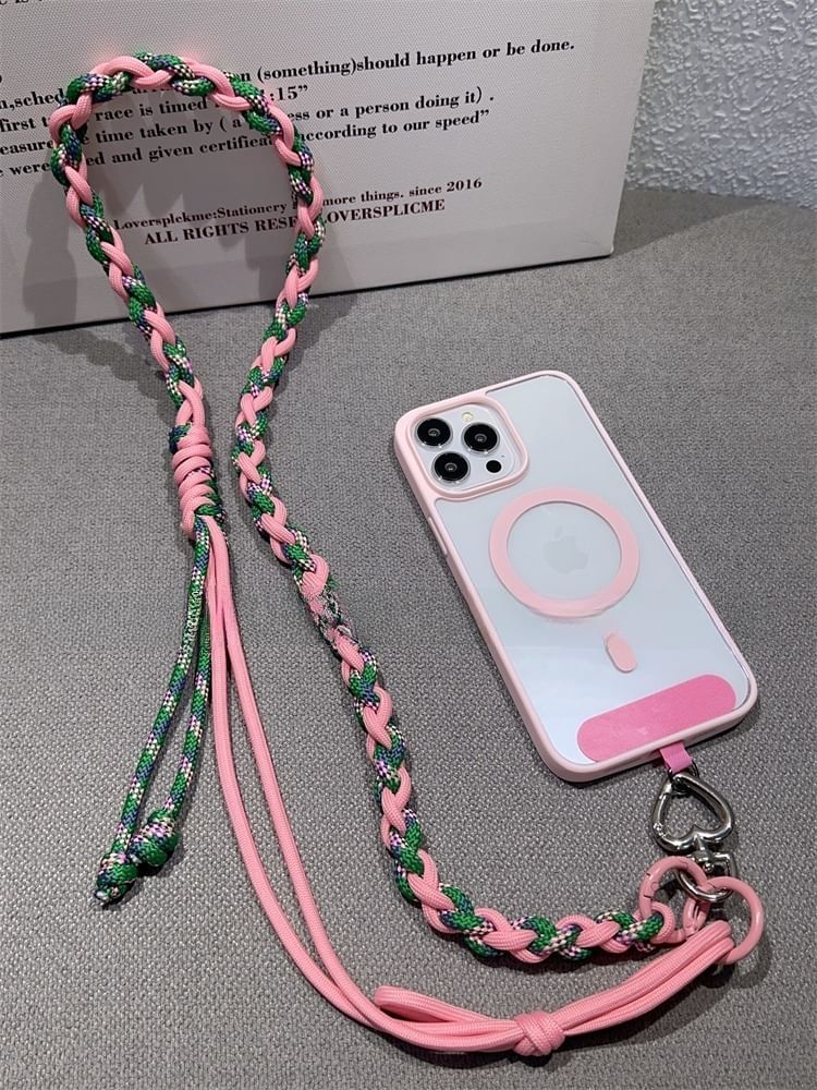 Phone Braided Lanyard Pad with Strap