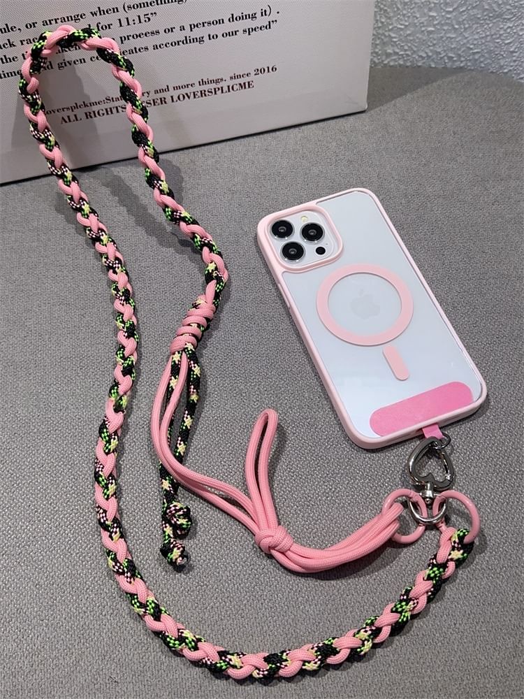Phone Braided Lanyard Pad with Strap