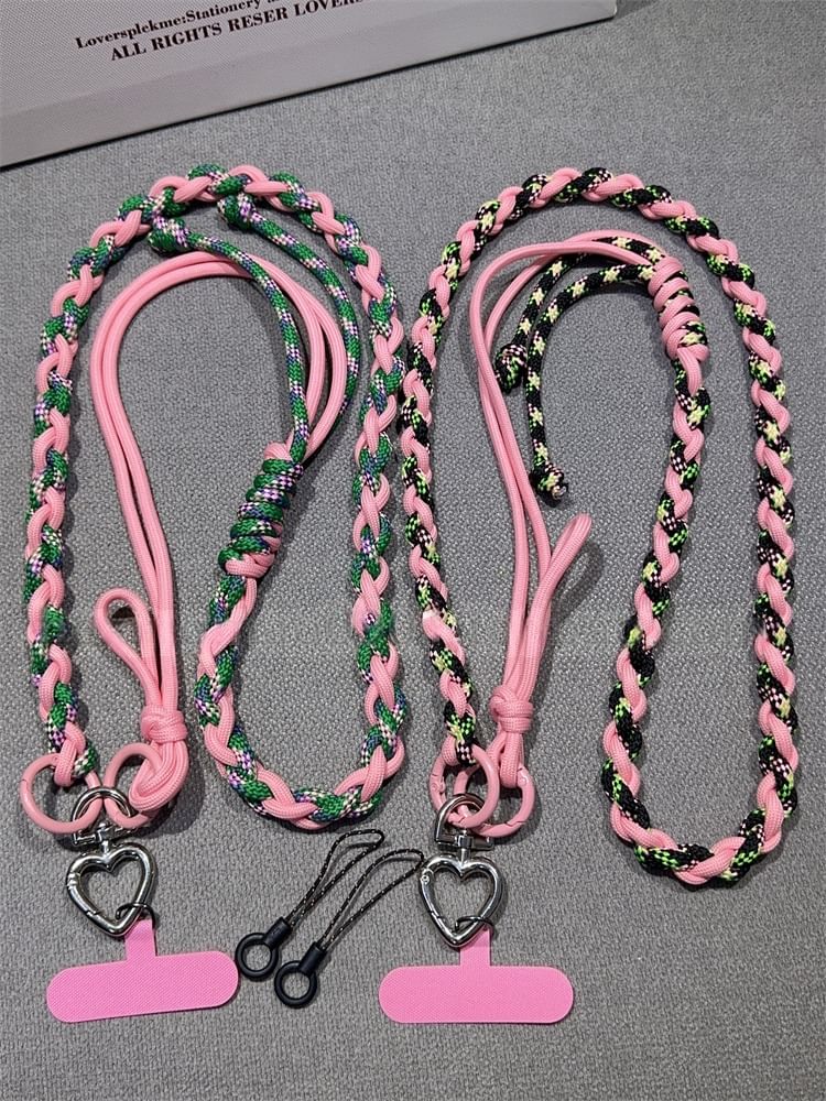 Phone Braided Lanyard Pad with Strap