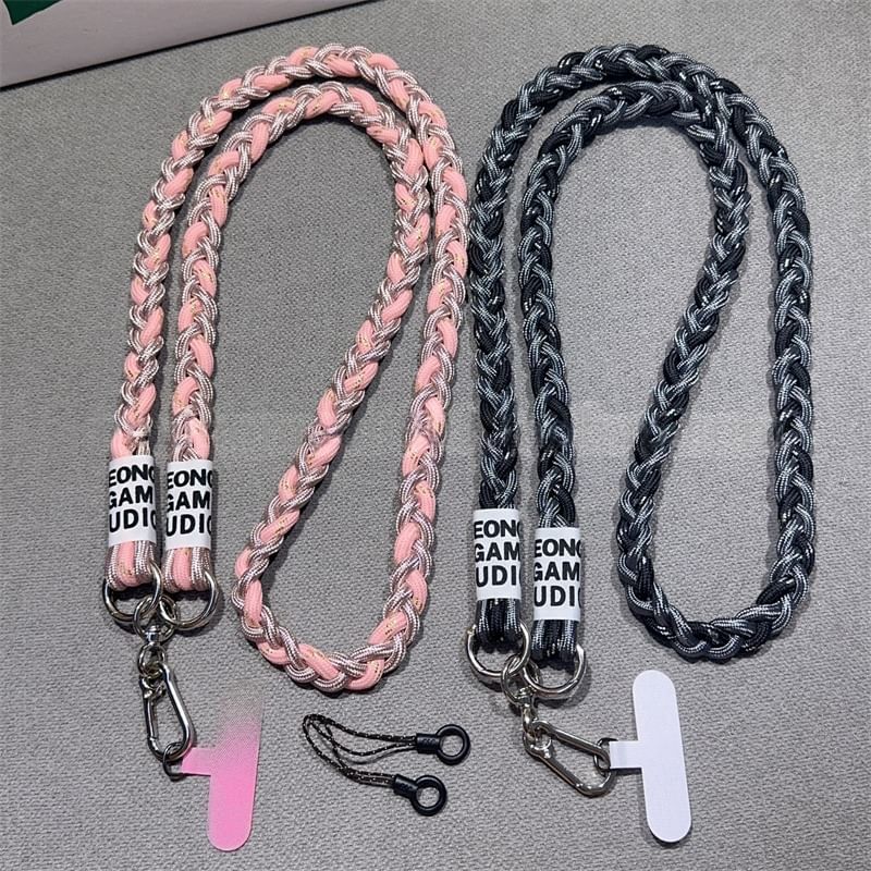 Strap with Pad Lanyard and Phone Braided