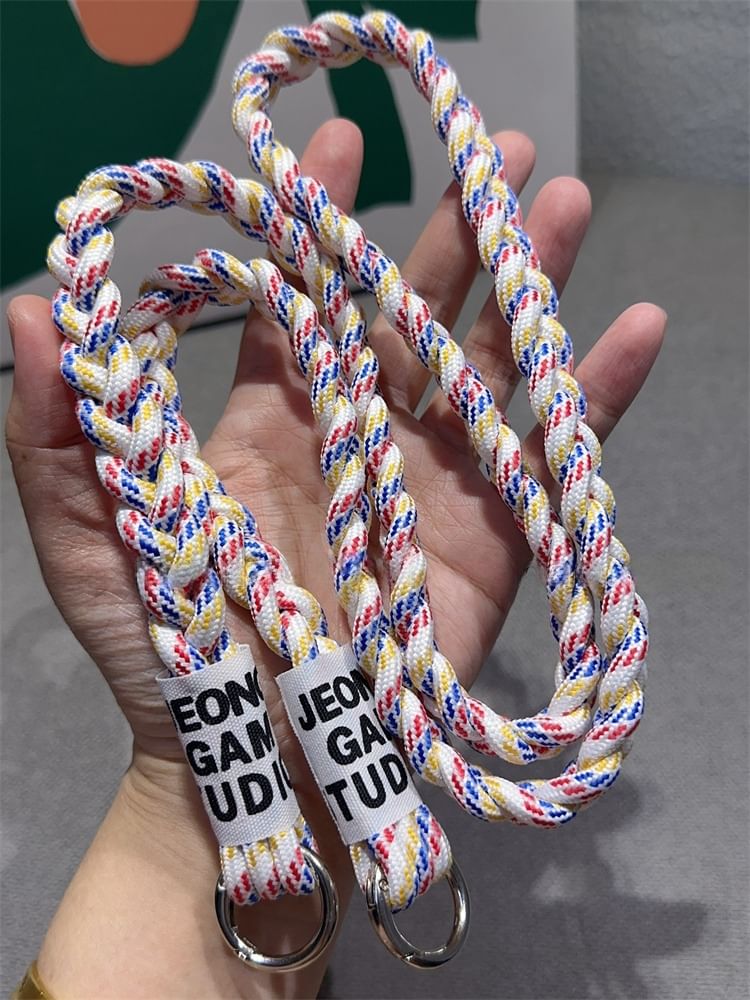 Strap with Pad Lanyard and Phone Braided