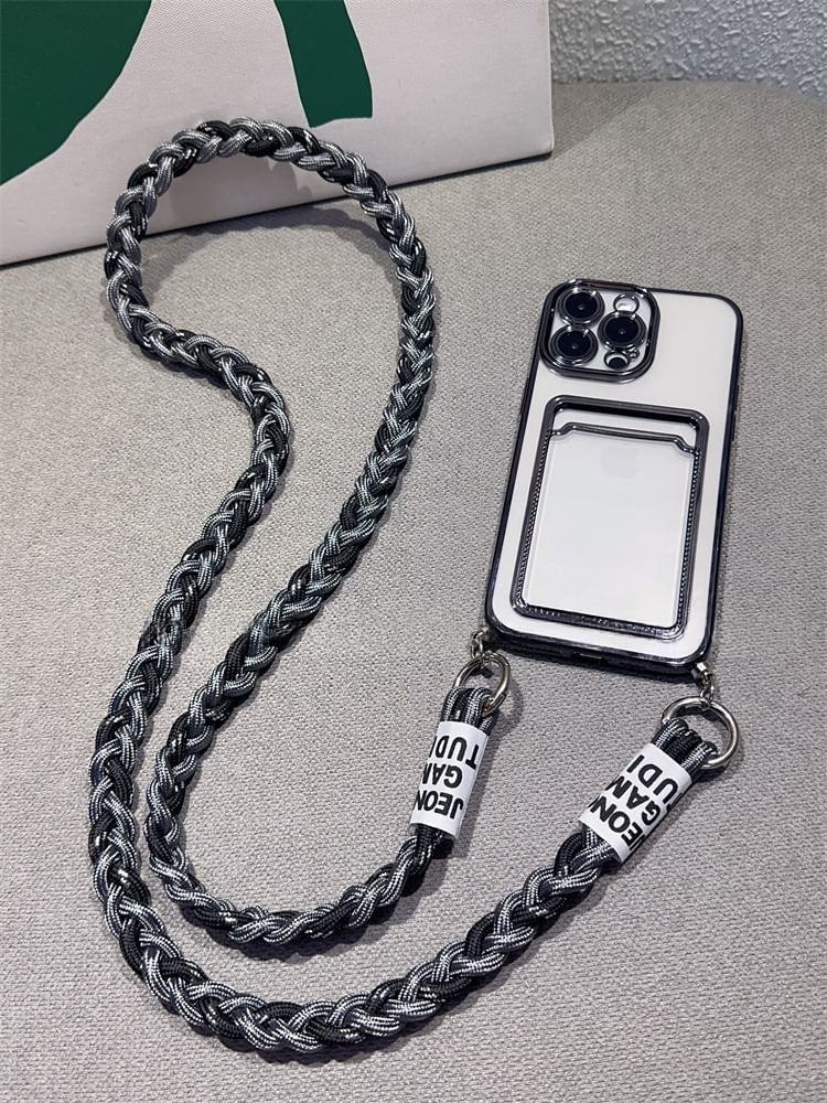Strap with Pad Lanyard and Phone Braided