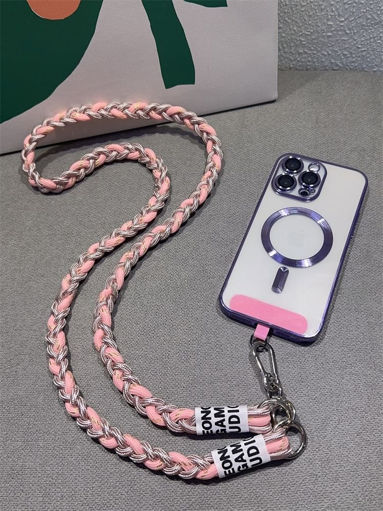 Strap with Pad Lanyard and Phone Braided