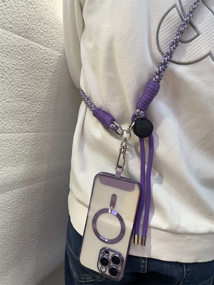Strap Pad Lanyard and Braided with Phone