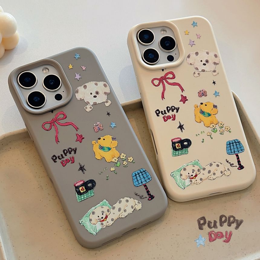 Cartoon Case Phone Dog Print