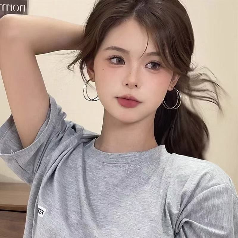 Alloy Earring Hoop Layered