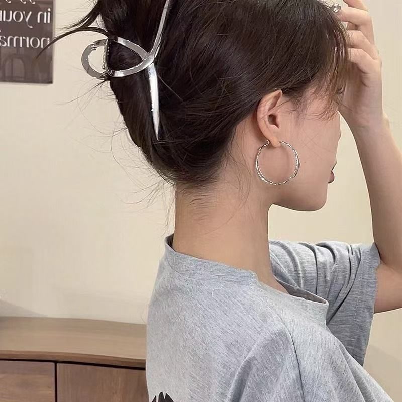 Alloy Earring Hoop Layered