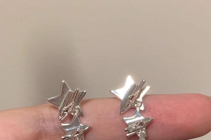 Alloy Earring Star / Cuff Ear Dangle