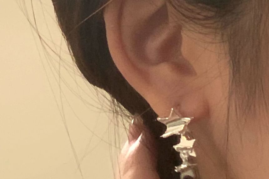 Alloy Earring Star / Cuff Ear Dangle