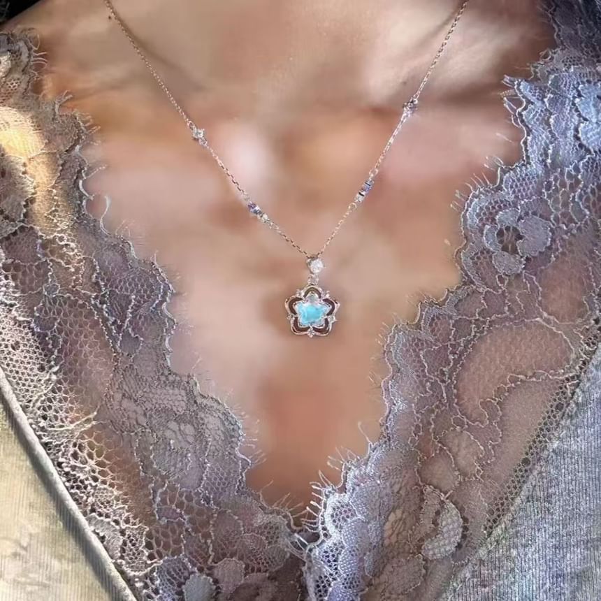 Pendant Necklace Alloy Star