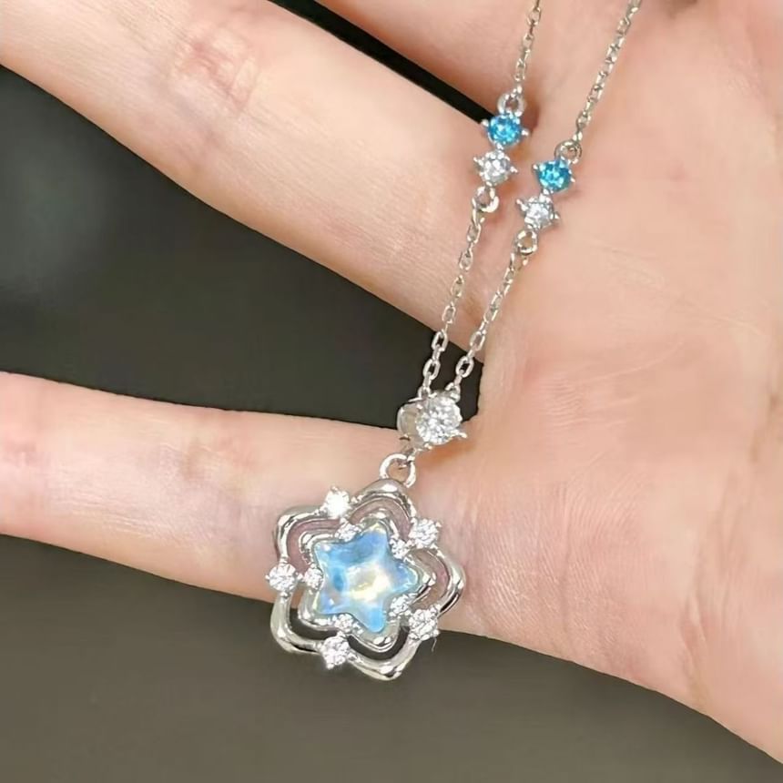 Pendant Necklace Alloy Star