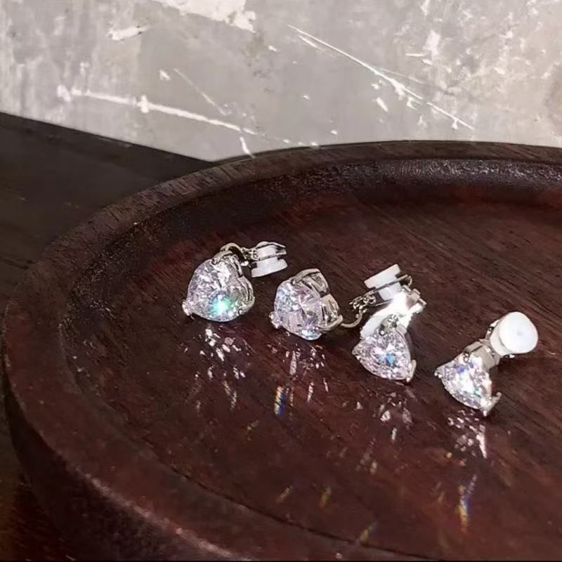 of Ear Rhinestone Cuff Alloy 4: Heart Set